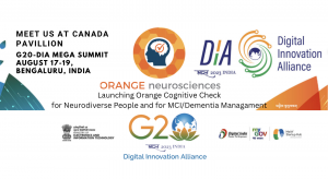 Orange Neurosciences launches an affordable Cognitive Assessment at G20-Digital Innovation Alliance Mega Summit in Bengaluru, India
