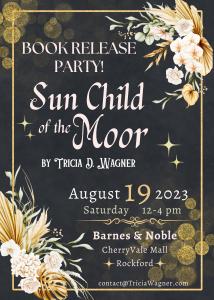 Sun Child of the Moor Release Party Invitation