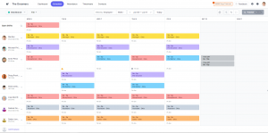 the scheduler on camelo scheduling app