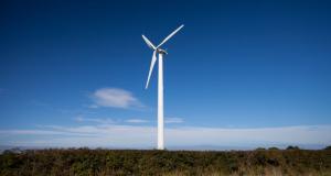Everun wind turbines in countryside