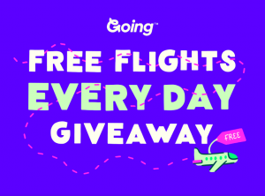 Going Launches Free Flights Every Day Giveaway