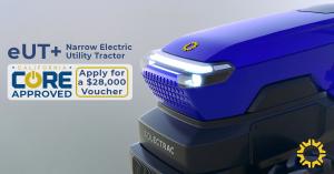 Solectrac eUT+ Narrow Electric Utility Tractor-California CORE Approved