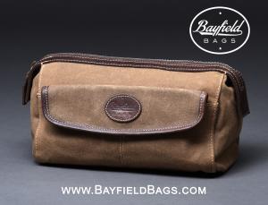 Bayfield Bags Unveils New Tech Pocket for Men’s Toiletry Bag Providing Protection For Cell Phones From Getting Wet