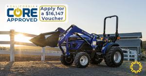 Solectrac e25G Electric Tractor California CORE Approved