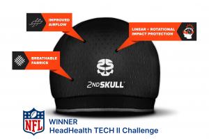 The 2nd Skull Pro Cap provides added protection against linear and rotational impacts; while featuring breathable fabrics and improved airflow for added comfort.