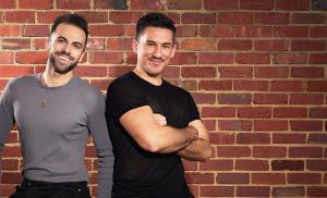 Portrait image of Modern Gays' hosts Daniel Camilleri and Garet Camilleri