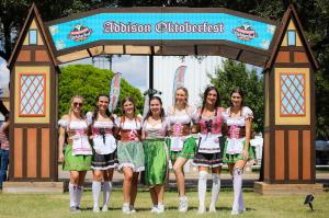 Guests are encouraged to dress the part at Addison Oktoberfest