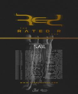 The first leg of "The RED RATED R Tour" begins in the U.S. Sept. 8 in Joliet, IL and traverses 25-cities across 16 states before wrapping up at The Masquerade in Atlanta Nov. 19.