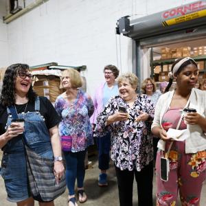 Altenew fans enjoyed the first-ever warehouse tour for customers.