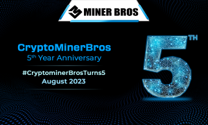 Cryptominerbros 5th year anniversary
