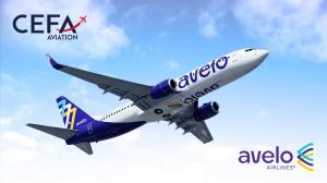 CEFA Aviation awarded a contract by Avelo Airlines to provide CEFA FAS to enhance its pilot training programs, operational capabilities and safety