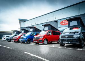 Denby's Range of Campervans ready to drive away