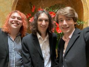 CAUSE's Founding Team: Geno, Morgan, Gabriel (Left to Right)