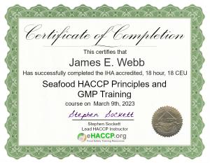 Seafood HACCP