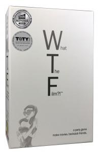 What The Film?! is a party game where players pitch movie ideas and backstab friends. What The Film was an award finalist for the TOTYs and TAGIEs.