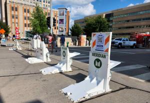 Archer Barriers at Mile of Music in Appleton, WI