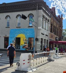 Beam Gate at Mile of Music in Appleton, WI