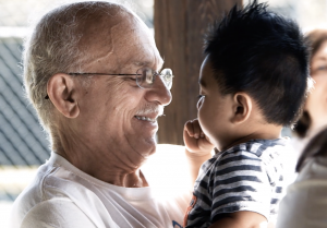 Nick Silverio, Uncle Nick, Founder of A Safe Haven for Newborns reunites with baby.