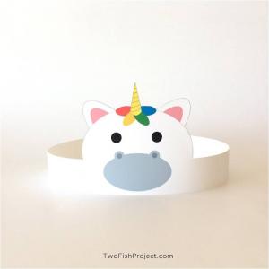 Cute DIY Unicorn Party Hats As Magical Halloween Costume Masks and For Kids Birthdays Now Available
