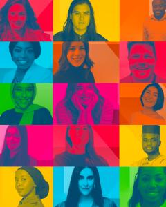Artistic depiction of multiple speech bubbles intertwined, symbolizing the vibrant dialogue on Uhive.