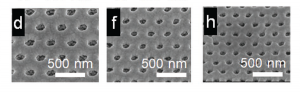 Sub Micron structures akin to Solar Chill™ structures