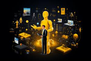 Image illustration of the concept of unifying AI technologies for a sustainable future