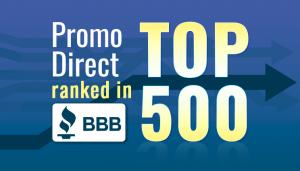 Promo Direct named top 500 website by the Better Business Bureau