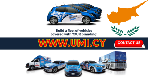 "Revolutionizing Cyprus' Advertising Landscape: UMI.CY's innovative car wrap marketing takes brands to new heights."