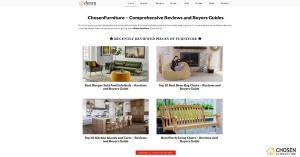 Chosen Furniture website
