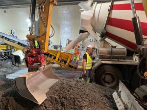 Workers in the Arlbergtunnel monitored by Crew Companion