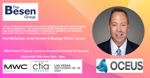 Private 5G Seminar @ MWC Las Vegas 2023