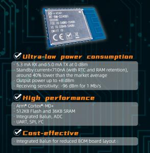  RF-BM-2340B1 Modules Features