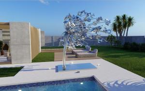 Alexi Torres | Love Is In The Air | 316 Marine Grade Stainless Steel Sculpture