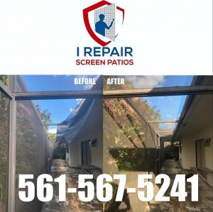 iRepairScreenPatios Work Sample 2 (Before & After)