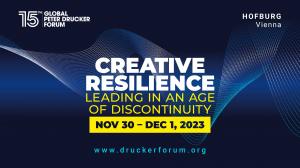 Theme of the Global Peter Drucker Forum, Nov 30- Dec 1, 2023