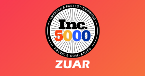 Zuar Honored as Inc. 5000 Listee