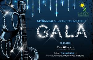 Tickets On Sale Now For The 14th Annual Sunshine Foundation Gala