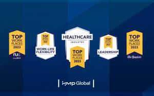 Five award logos