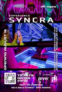 “SYNCRA – AN IMMERSIVE MUSIC EXPERIENCE” MAKES ITS LOS ANGELES DEBUT AUGUST 16th