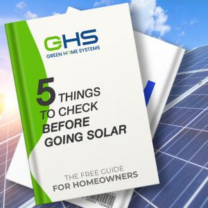 Free Guide for Homeowners: "5 Things to Check Before Going Solar"