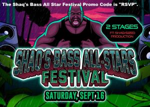 The Shaq's Bass All Star Festival Discount Promo Code for passes and tickets coupon deal