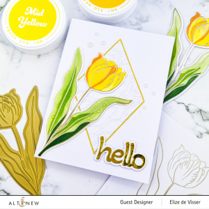 Craft the most stunning floral projects with this versatile tulip-themed hot foil plate subscription plan!