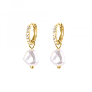 Trendolla Jewelry Introduces Pearl Huggie Earrings Collection