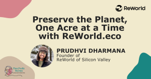 Banner featuring Prudhvi Darmana & Reworld.eco