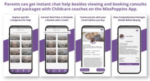 Download the MissPoppins App- explore coaches and packages for parenting & childcare