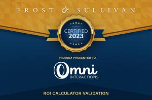 Omni Interactions Achieves 25-55% Savings Through ROI Certification by Frost & Sullivan