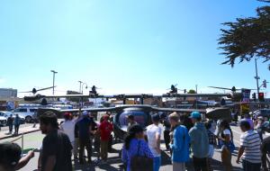 ASKA A5 flying car at Exotics on Broadway during Monterey Car Week 