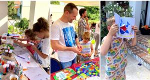 For those creatively inclined there were arts and crafts