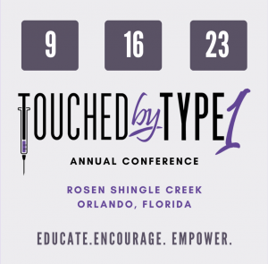 Touched by Type 1 Annual Conference is a free conference for individuals of all ages and backgrounds.