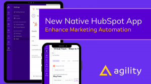 Agility's Hubspot app